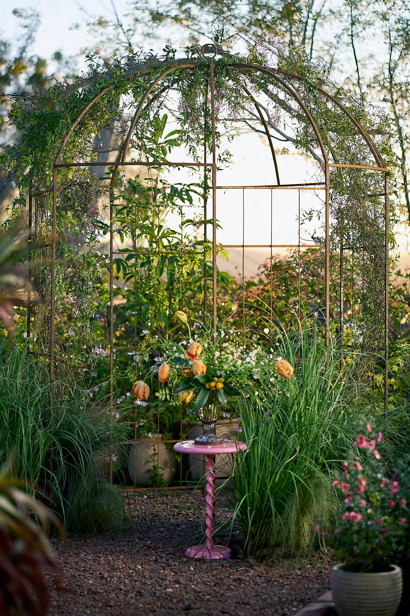Aged Steel Gazebo