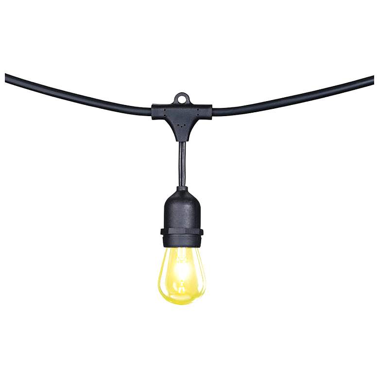 Cyber Tech 18-Light Black Outdoor LED String Light Set