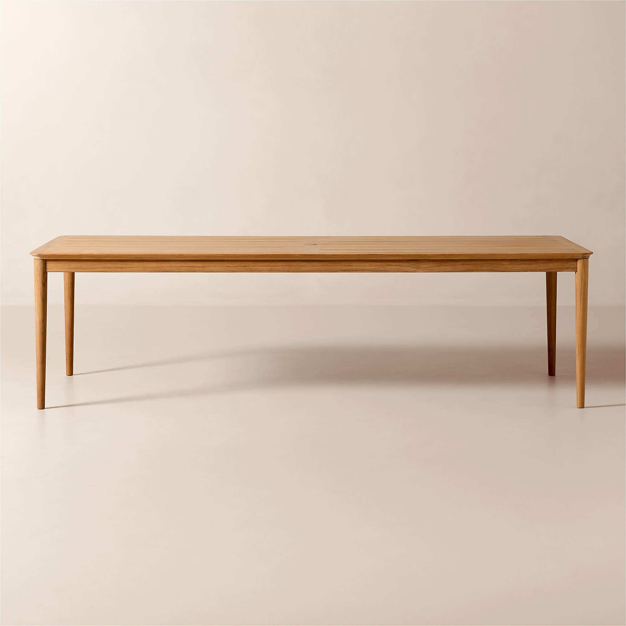 Tide 108" Rectangular Teak Outdoor Dining Table