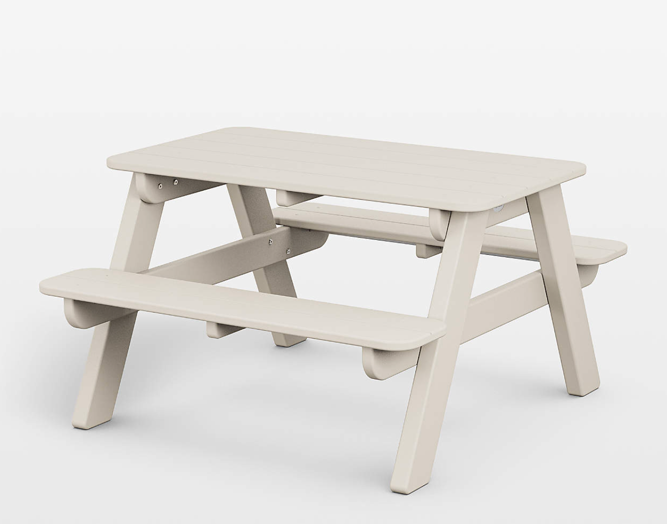 Sand Brown Outdoor Kids Picnic Table by POLYWOOD ®