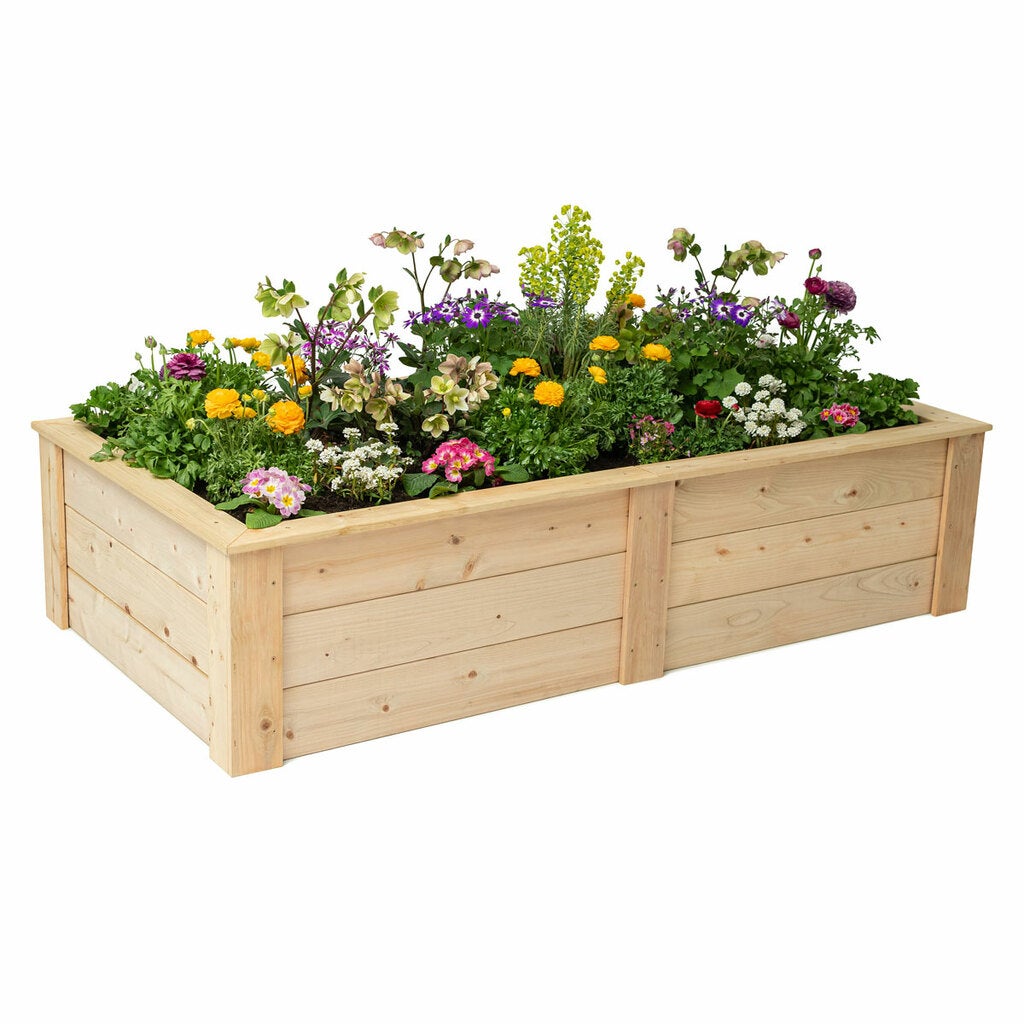 Natural Cedar Raised Garden Beds, 3' x 5'