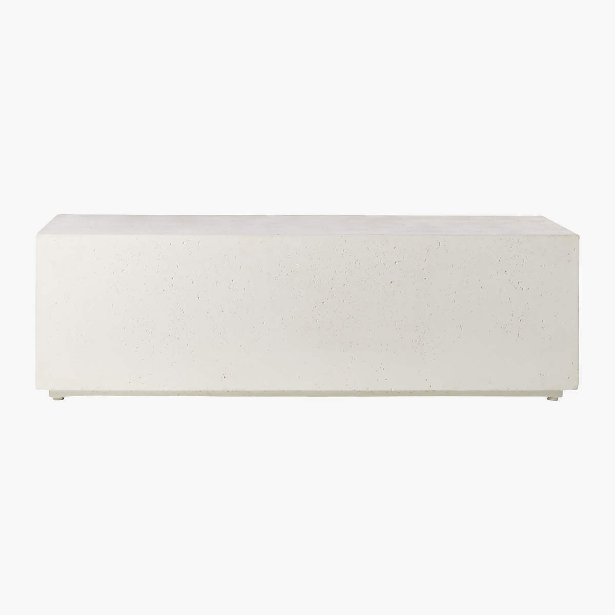 Ivory Concrete Outdoor Coffee Table