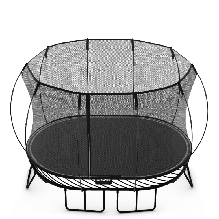 Springfree Trampoline Medium Oval in Black (8'x11')