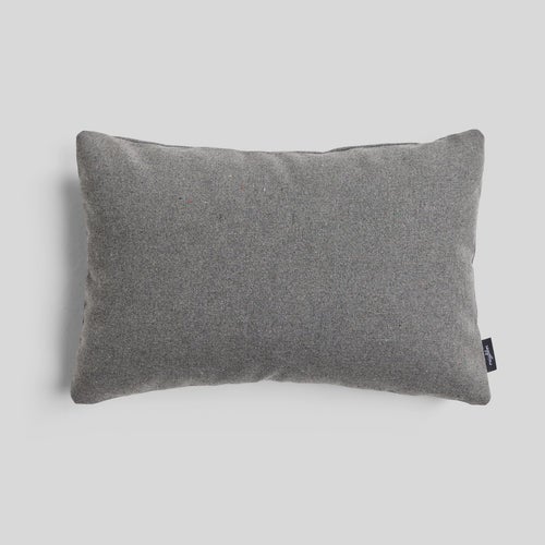 Haven Throw Pillow in Sunbrella Loom One Greystone, 24 x 16