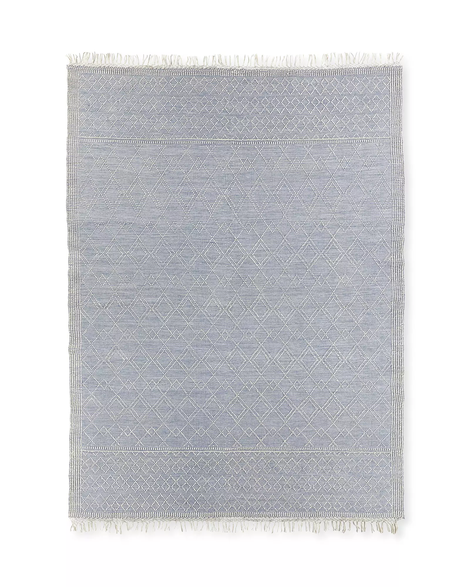 Hillsborough Hand-Knotted Rug in Coastal Blue (8x10)