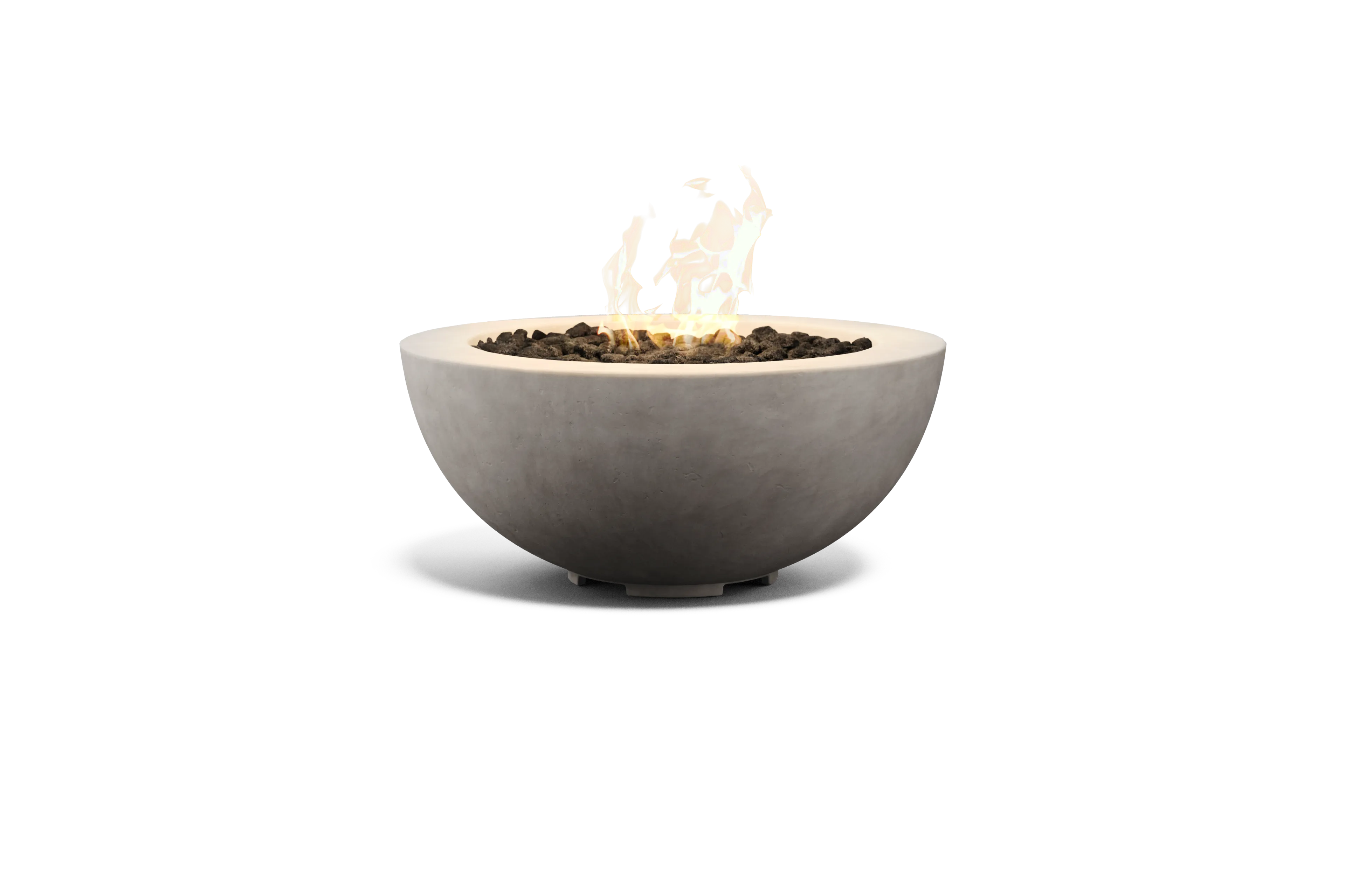 Coupe Fire Table - Natural Gas in Stone, 39"