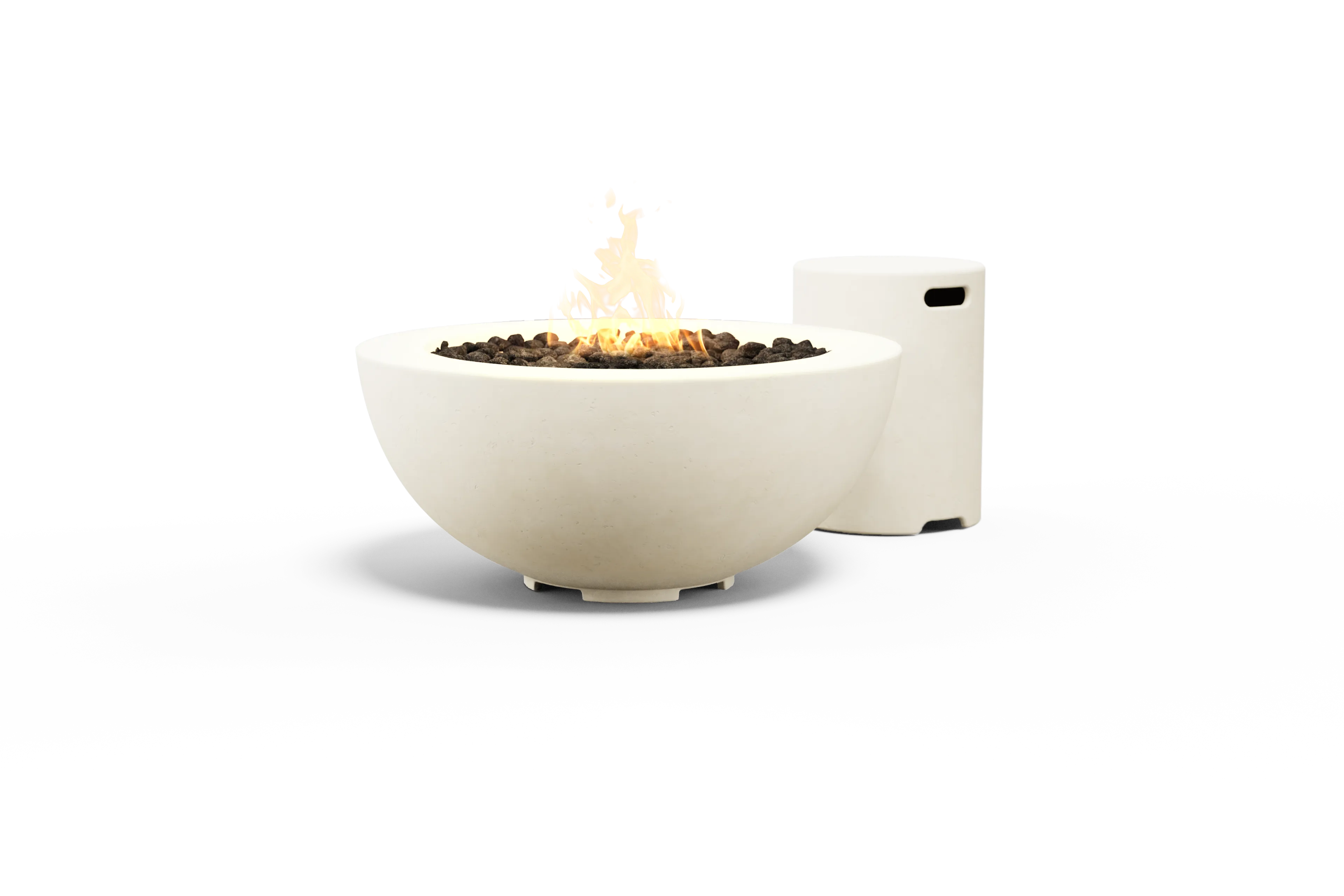 Coupe Fire Table - Propane in Sand, 39"