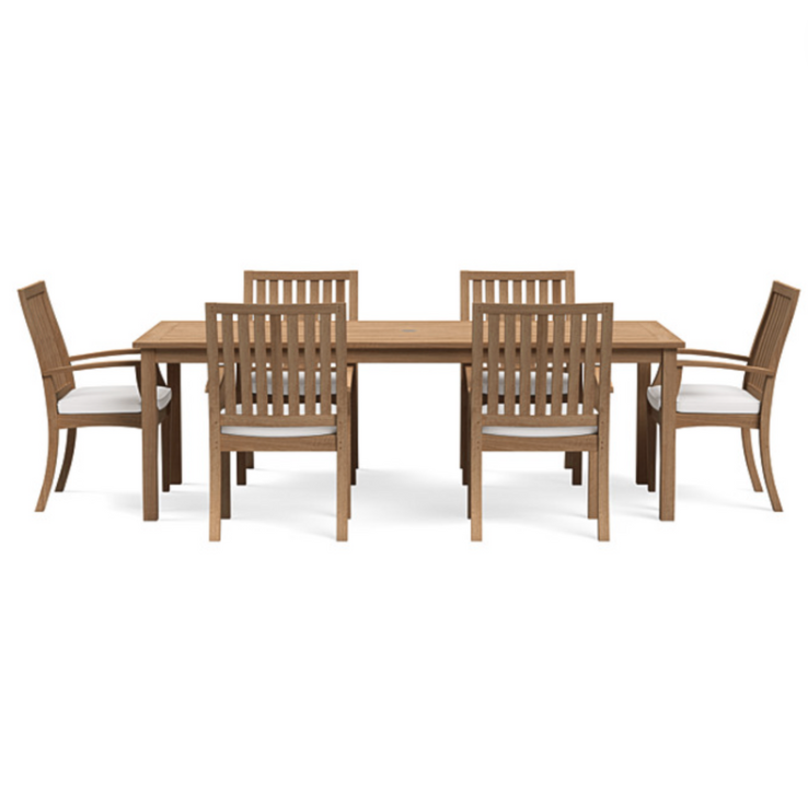 Winnie 7-Piece Dining Set in Natural