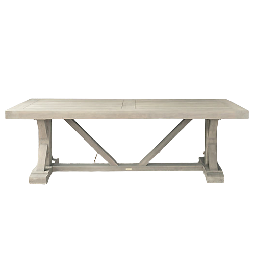 Trestle Teak Dining Table 8'